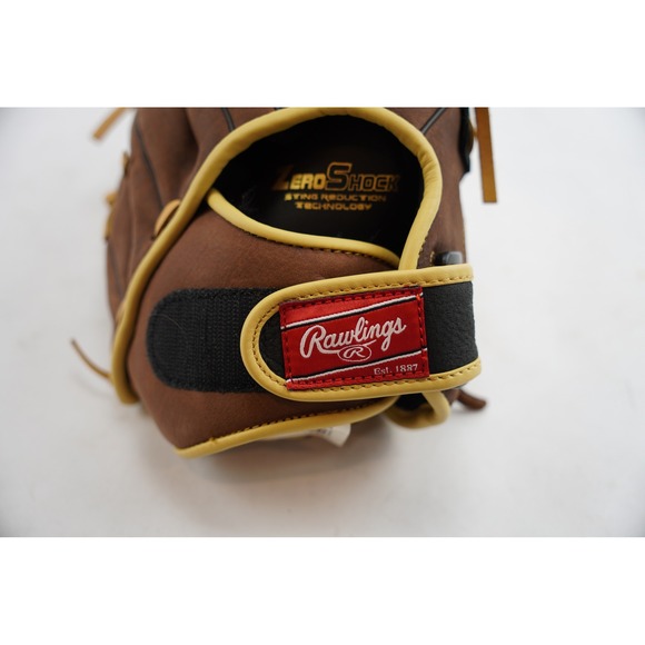 Rawlings Leather Baseball Glove RBG36BC 12.5 in Brown Right Hand Throw - Picture 2 of 7